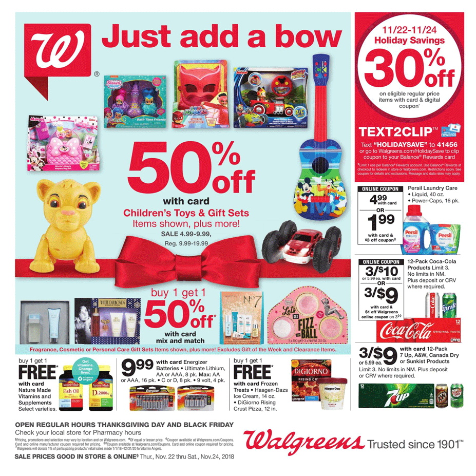 Walgreens Black Friday 2018 Ad, Deals and Sales - www.speedy25.com
