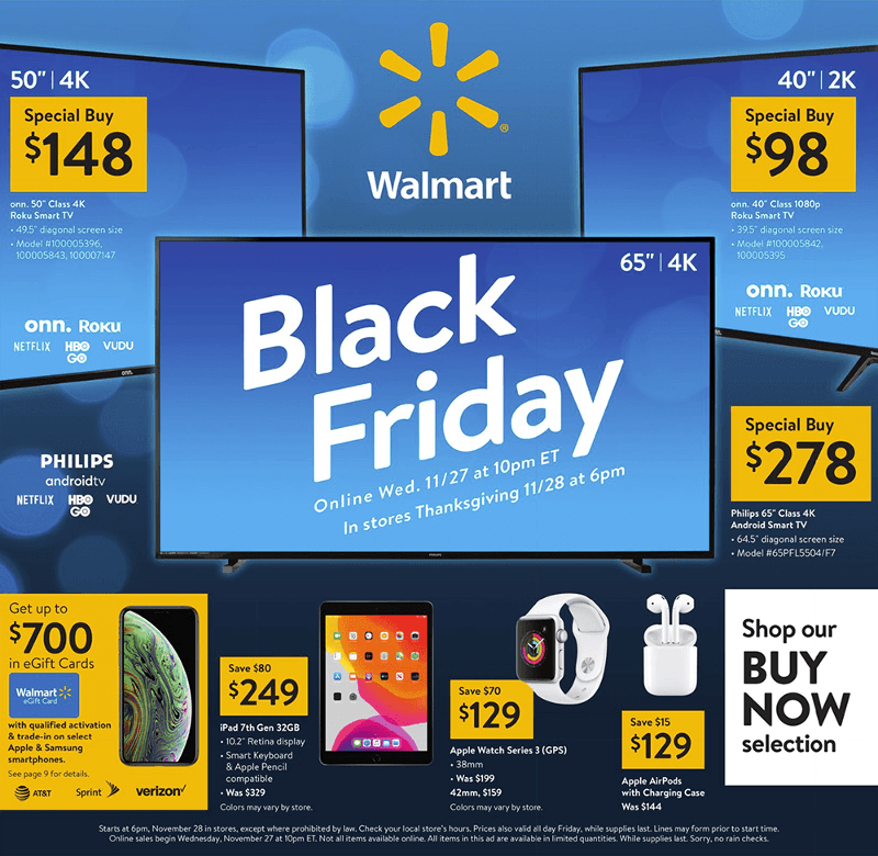 Walmart Black Friday 2019 Ad Savings Com