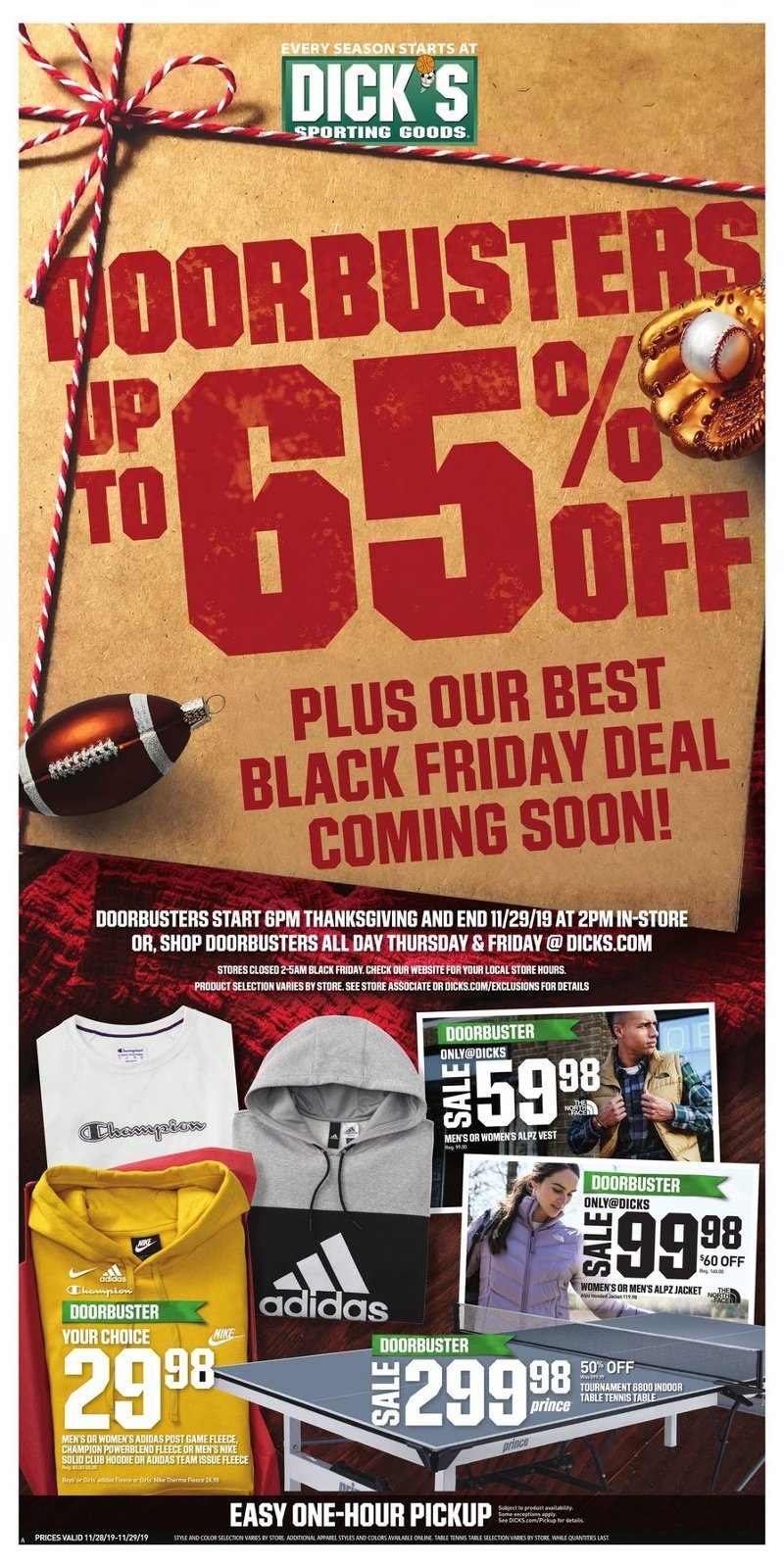Dick's Sporting Goods Black Friday 2019 Page 1