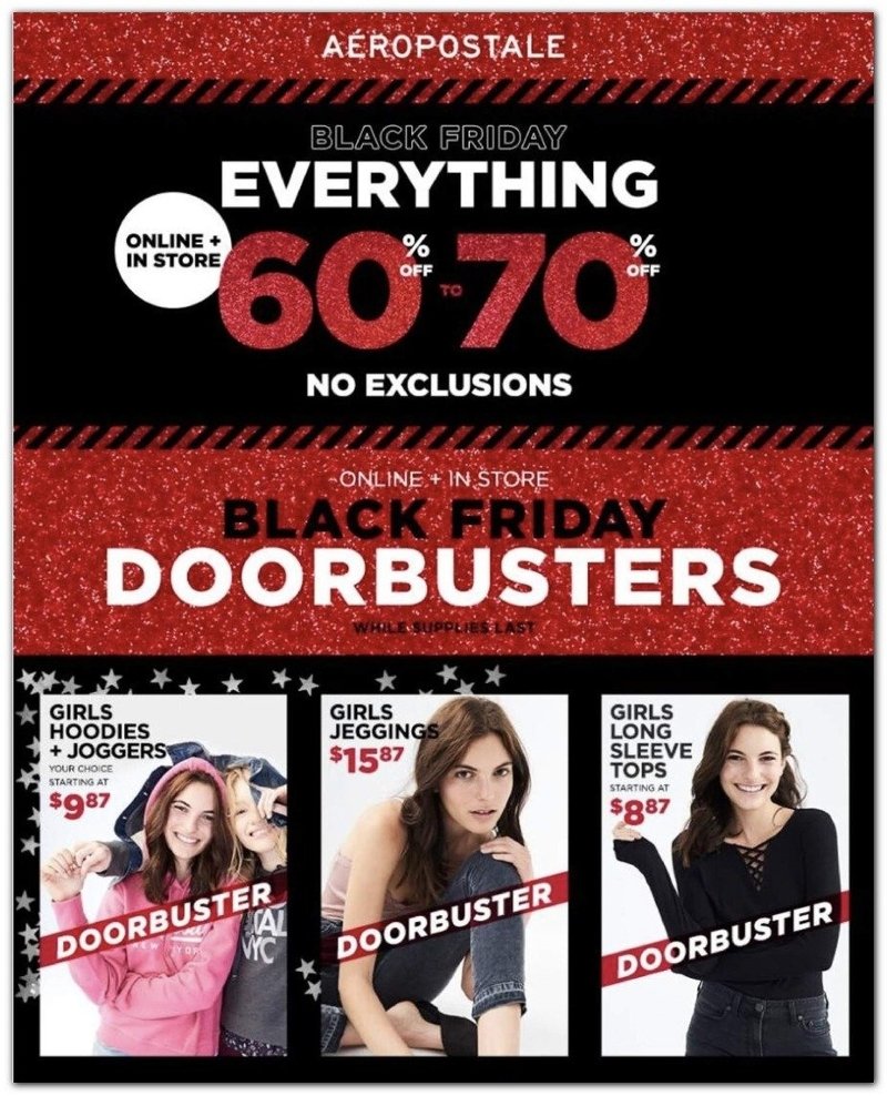 Aeropostale Black Friday 2019 Page 1