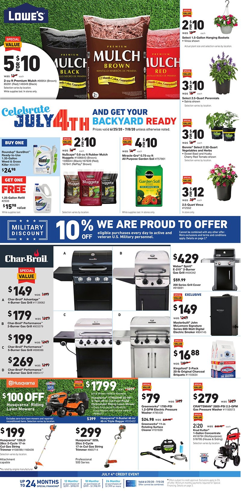 Lowe S Weekly June 25 July 8 2020 Ad Savings Com