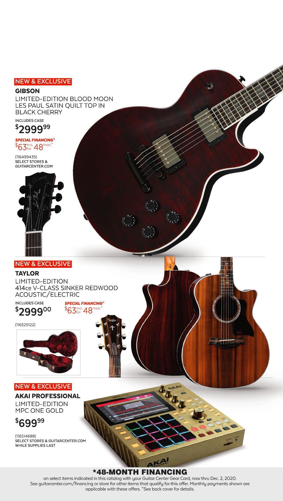 guitar center black friday sale 2020