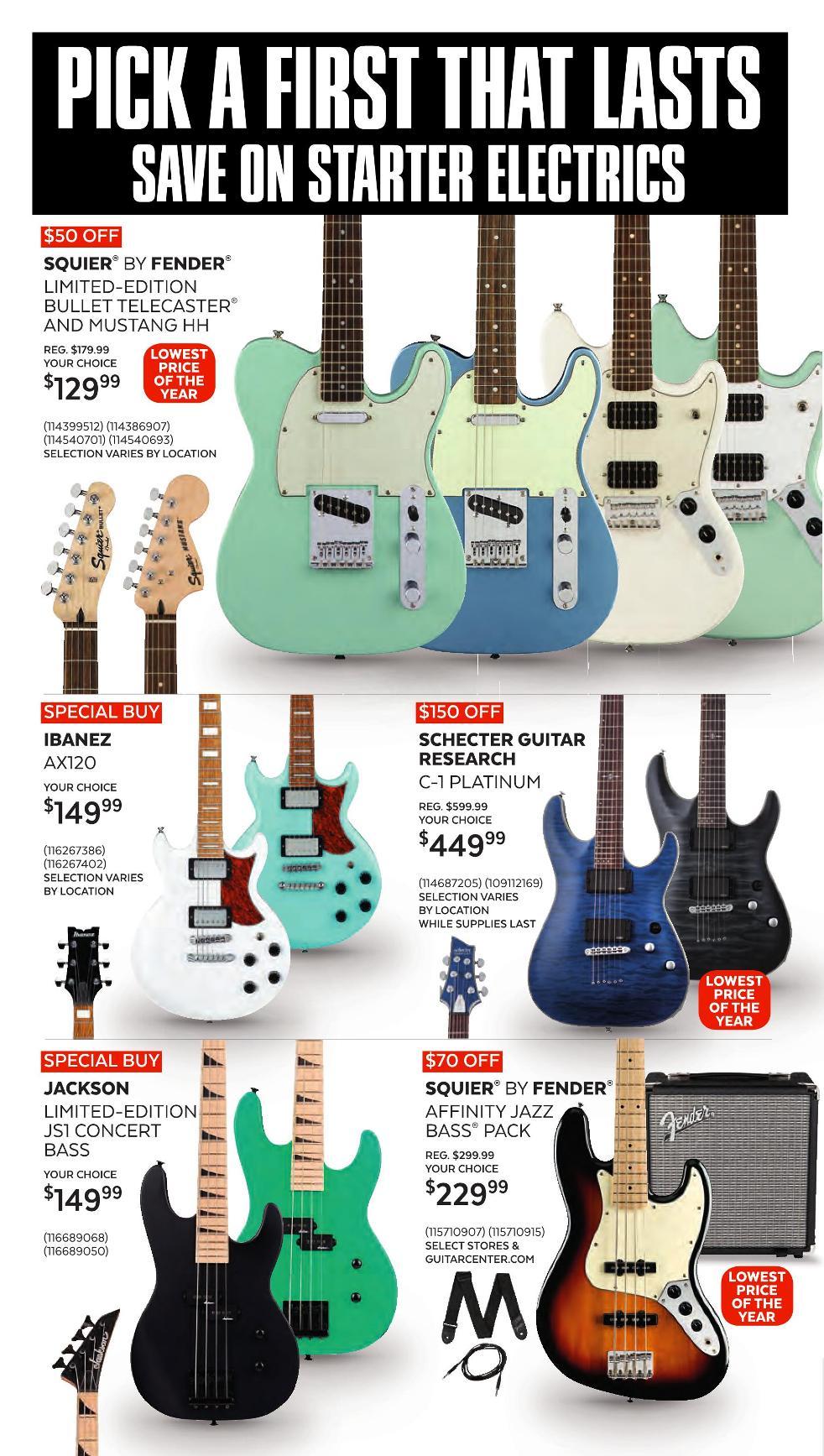 Guitar Center Black Friday 2021 Ad