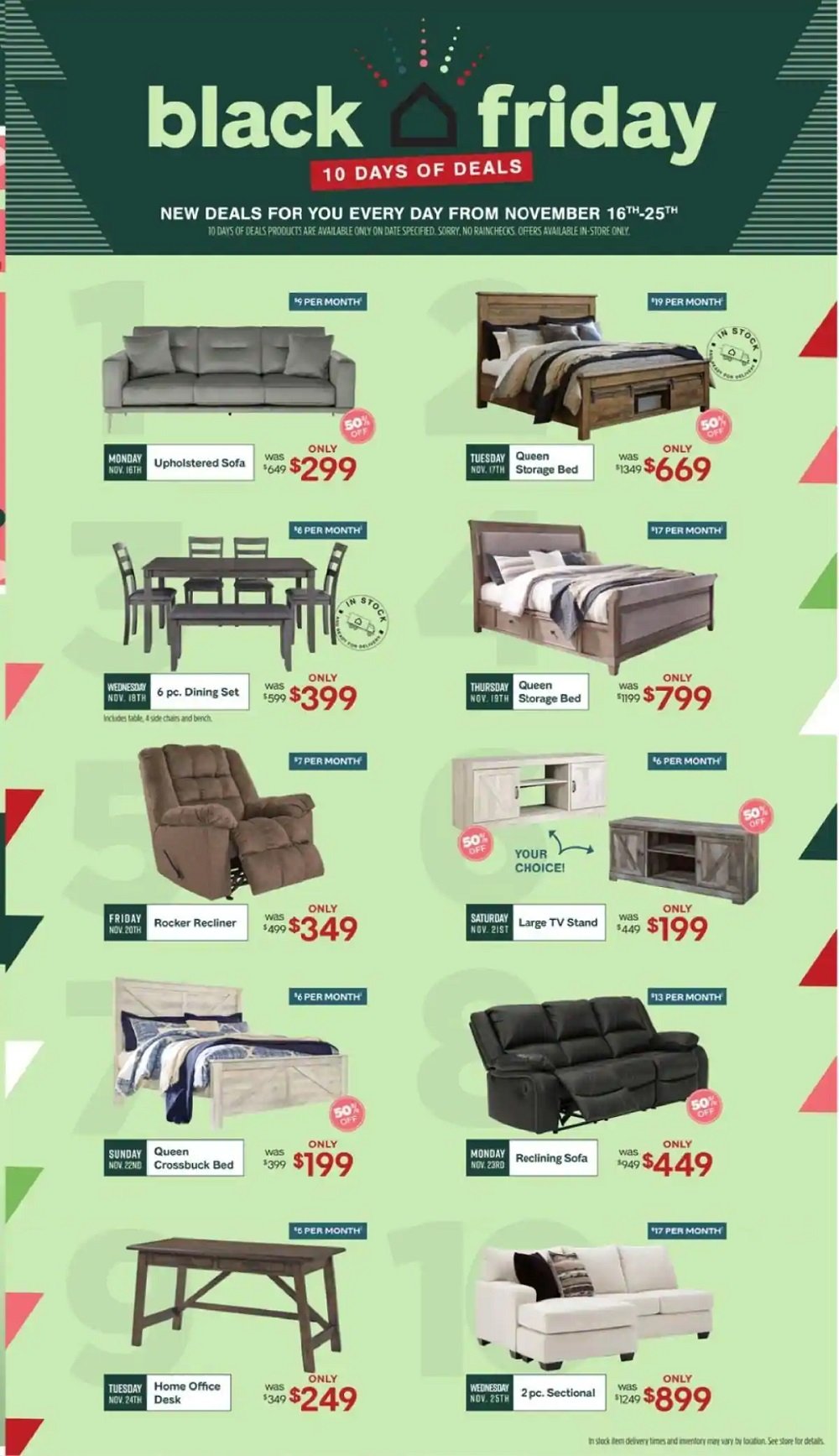 Ashley HomeStore Black Friday 2021 Ad