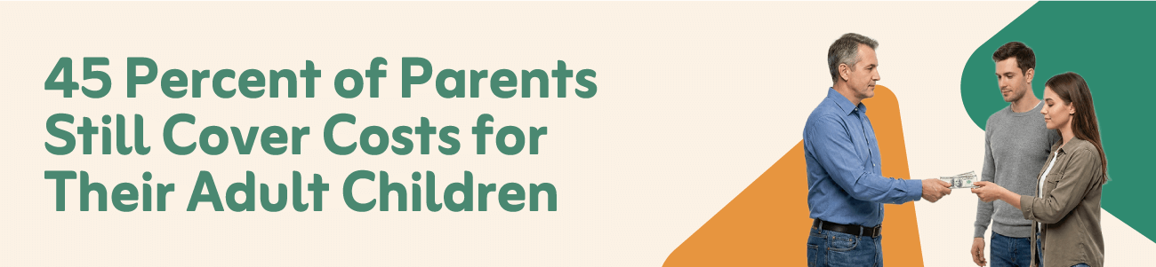45 Percent of Parents Still Cover Costs for Their Adult Children