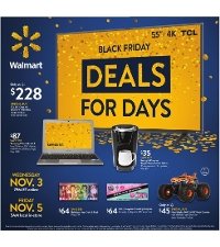 Walmart Black Friday November 3 - 7, 2021