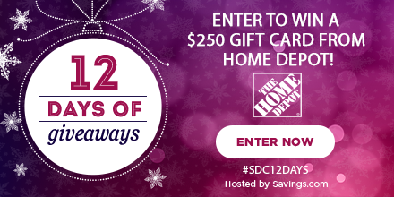 Win a gift card from Home Depot!