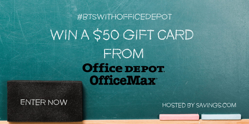 Win $50 Gift Card to Office Depot and Office Max [10 Winners] - Coupons
