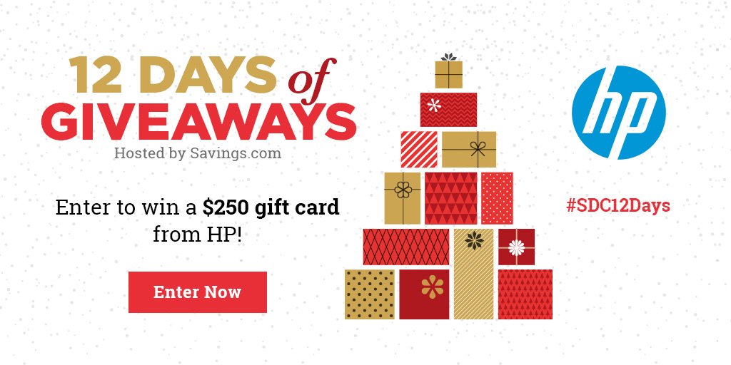 Win a $250 gift card from HP!