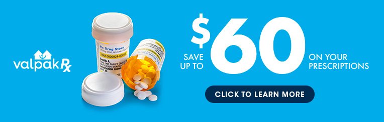 Save on prescription costs with ValpakRx!