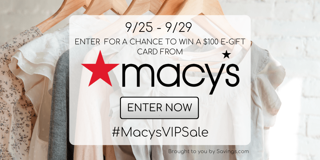 Macy's vip hot sale sale