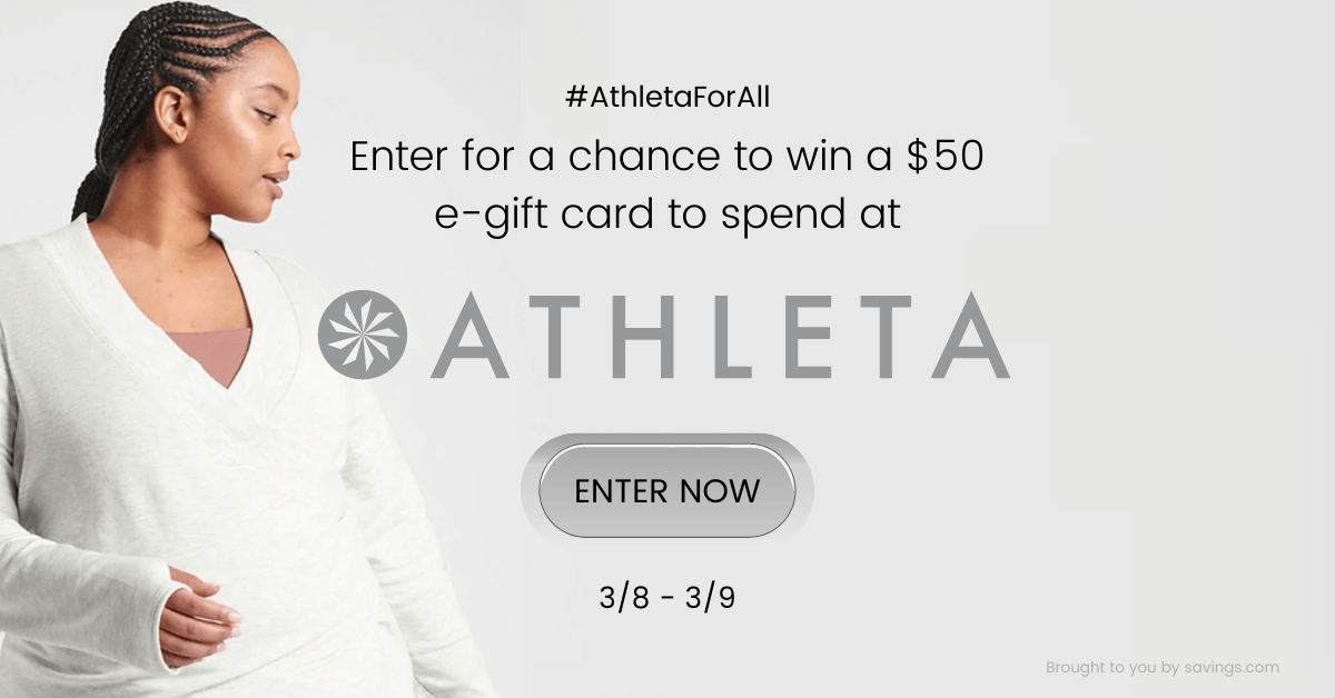 Savings.com #AthletaForAll Sweepstakes