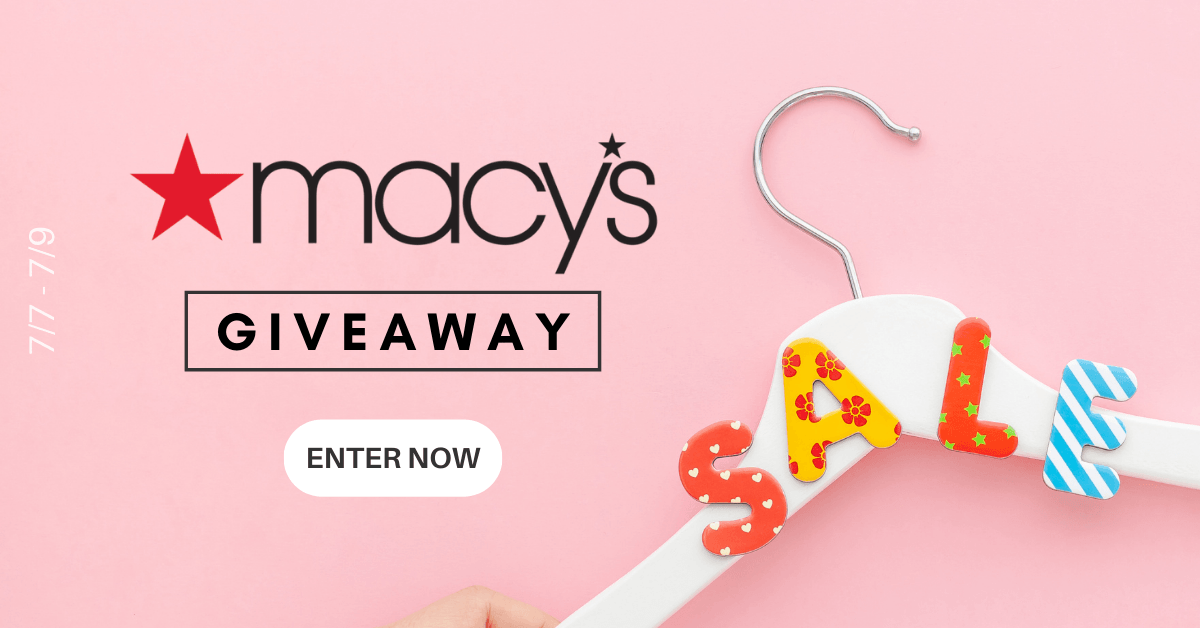Win a $250 e-gift card to spend at Macy's.