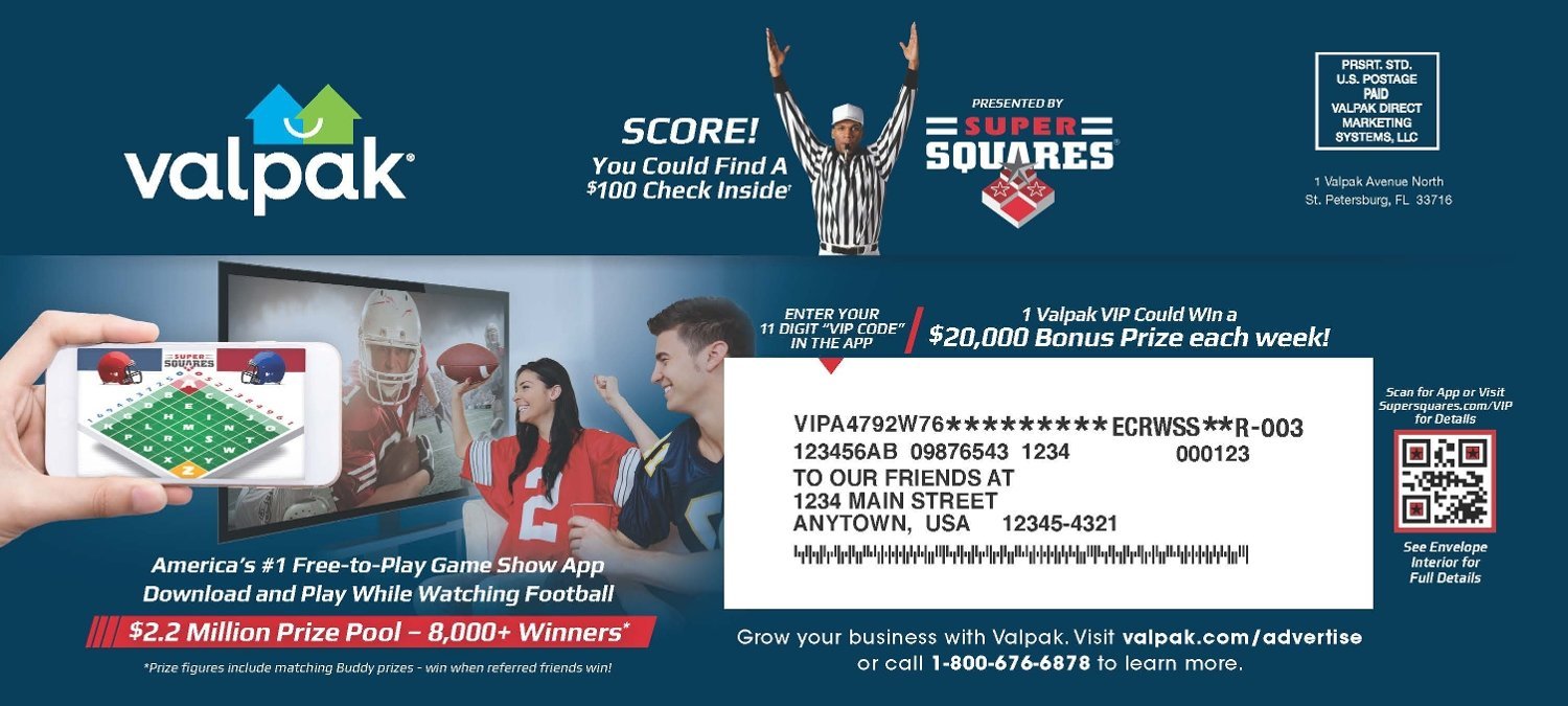 Play Super Squares for a chance to win!