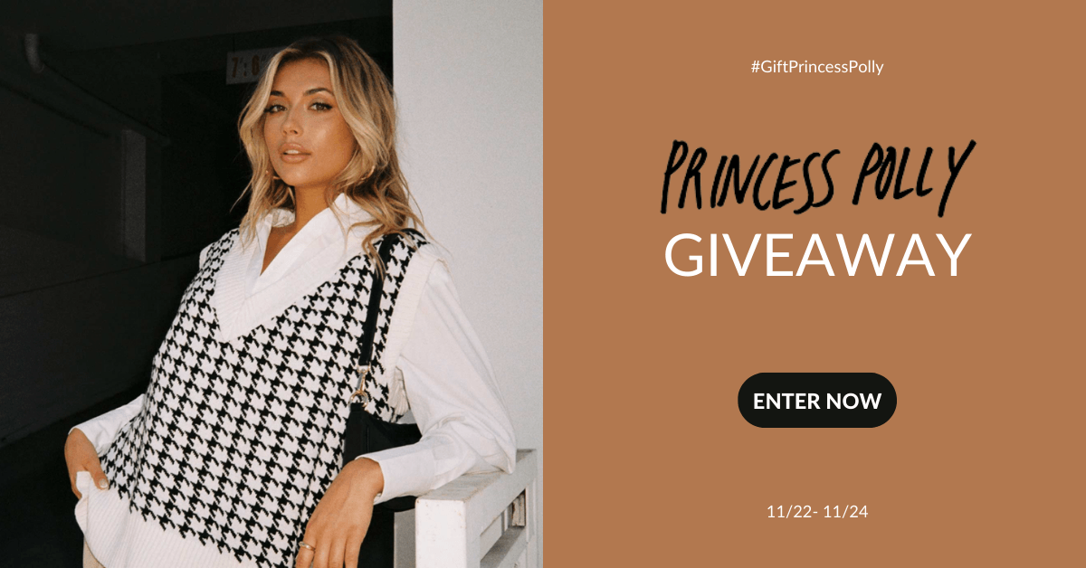 Win a $100 e-gift card to spend at Princess Polly!