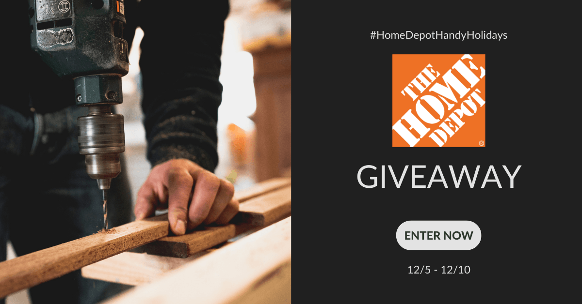 Win a $100 e-gift card to spend at The Home Depot!