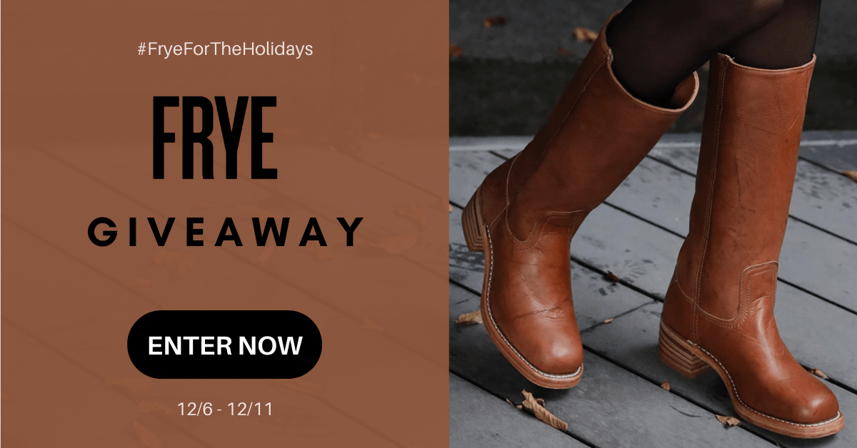 Win a $250 e-gift card to spend at The Frye Company!