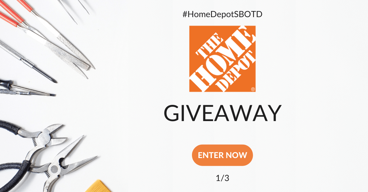 Enter for a chance to win a $250 e-gift card to spend at Home Depot!